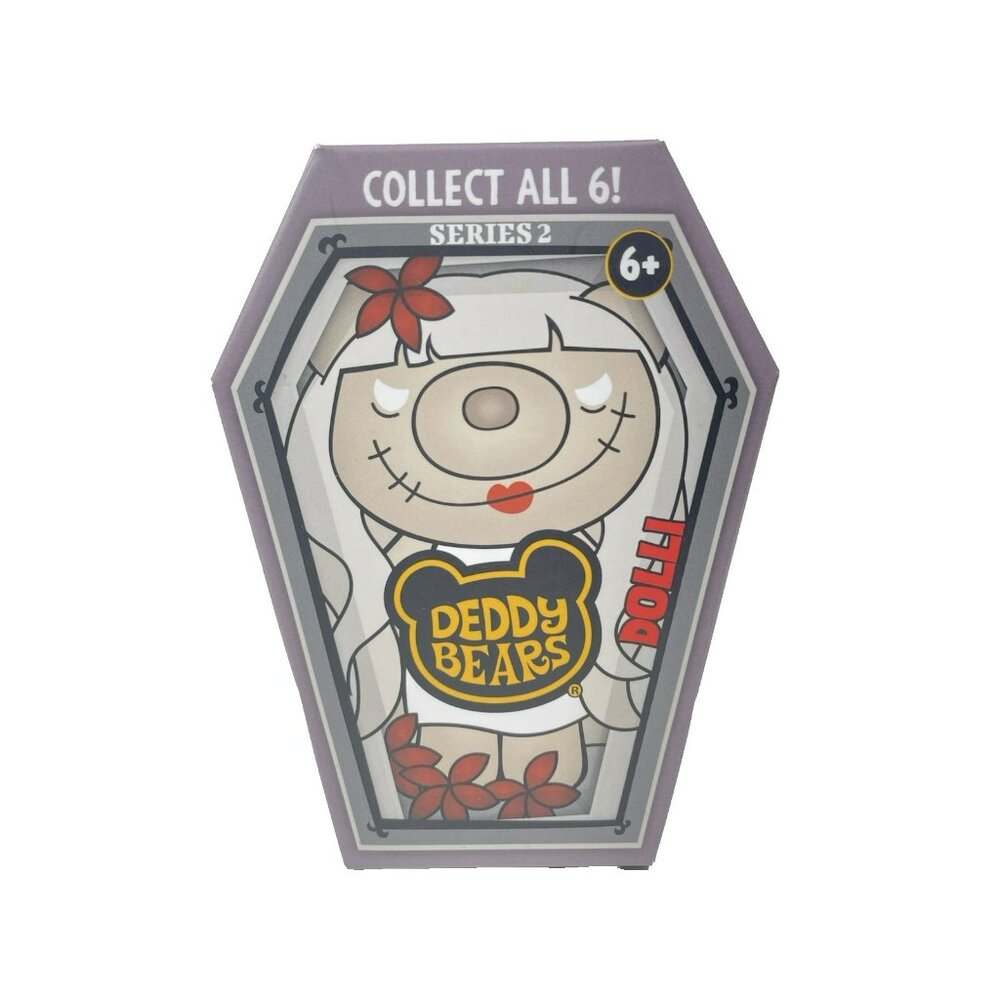 DEDDY BEARS Series 2 DOLLI Dead Girl In Coffin 5" Collectible Mini Plush